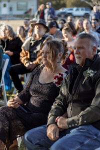 outdoors Texas wedding ceremony