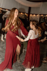 guests dancing at Texas wedding reception