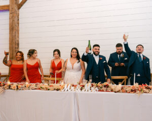 Toast during wedding Speeches