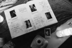 Polaroid guestbook