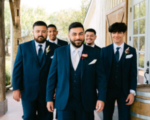 Groom and groomsmen