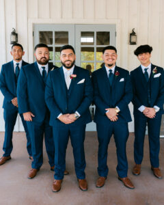 Groom and groomsmen