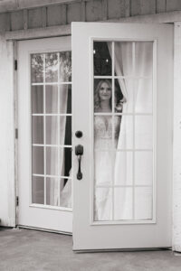 Callie + Al Bride and groom first look