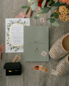 Callie + Al Wedding invitation