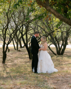 Callie + Al Bride and groom first look