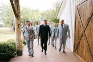 Callie + Al Groom and groomsmen