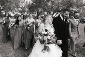Callie + Al Bridal party