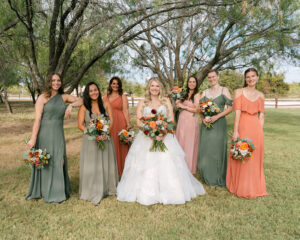 Callie + Al Bride and bridesmaids