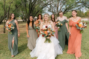 Callie + Al Bride and bridesmaids