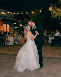 Callie + Al Bride and groom first dance