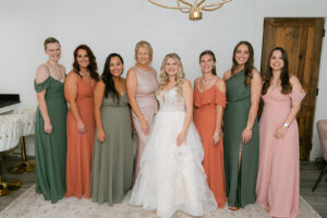 Callie + Al Bride and Bridesmaids